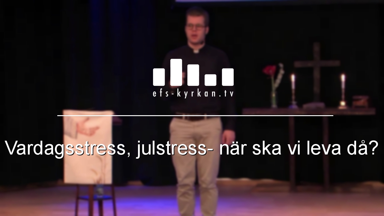 Vardagsstress, julstress- när ska vi leva då? episode artwork