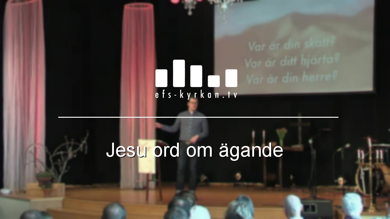 Jesu ord om ägande