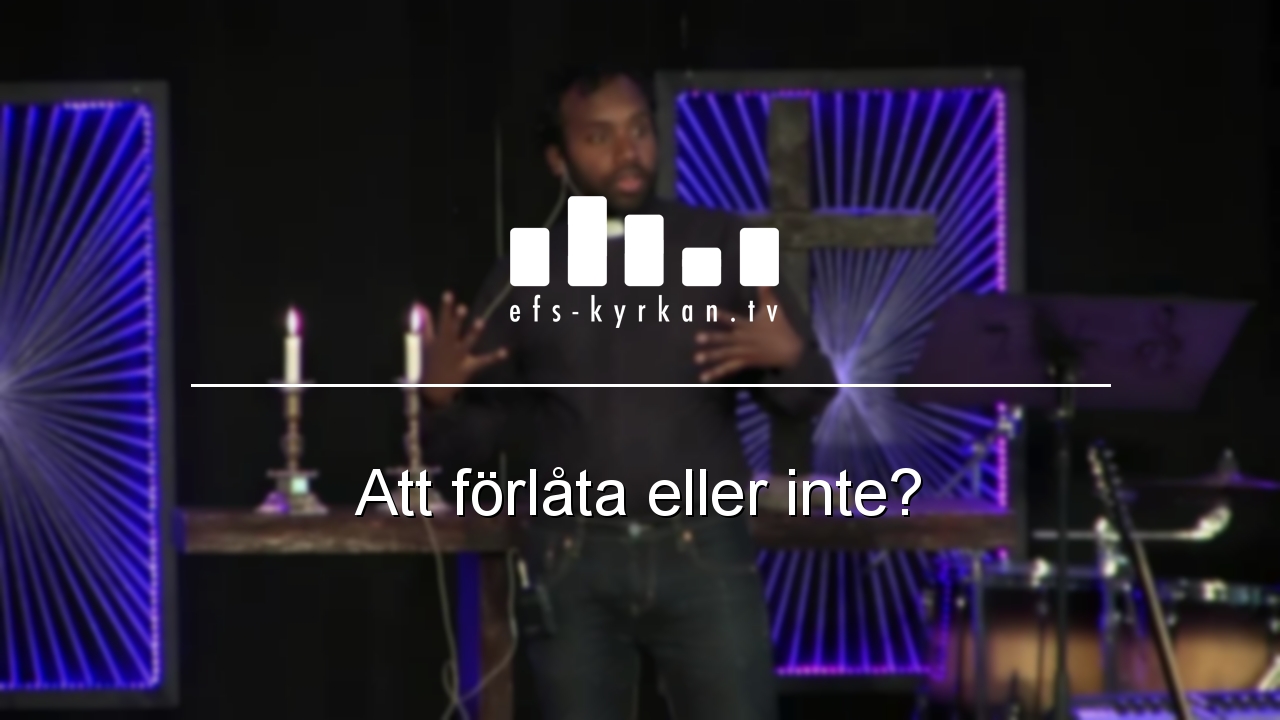 Att förlåta eller inte?