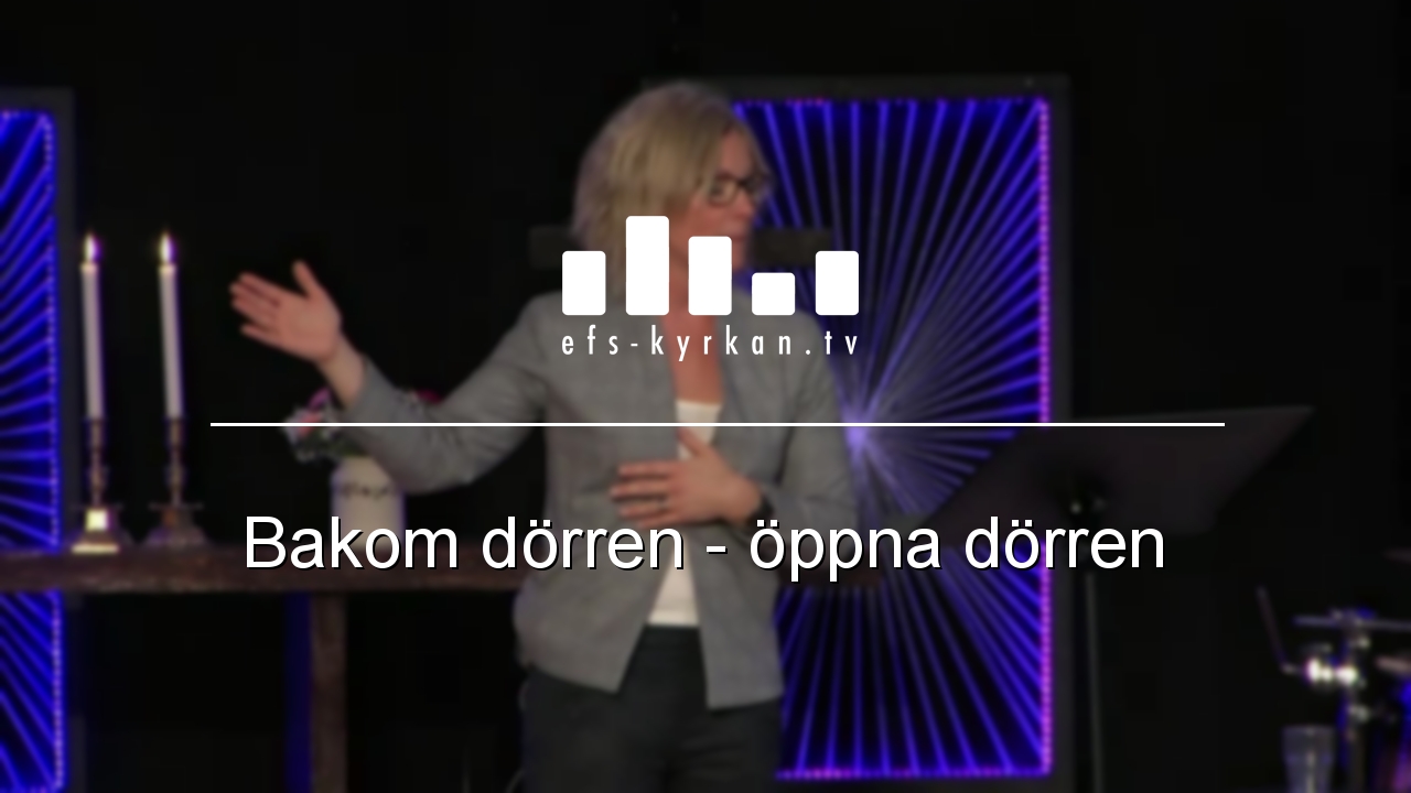 Bakom dörren - öppna dörren