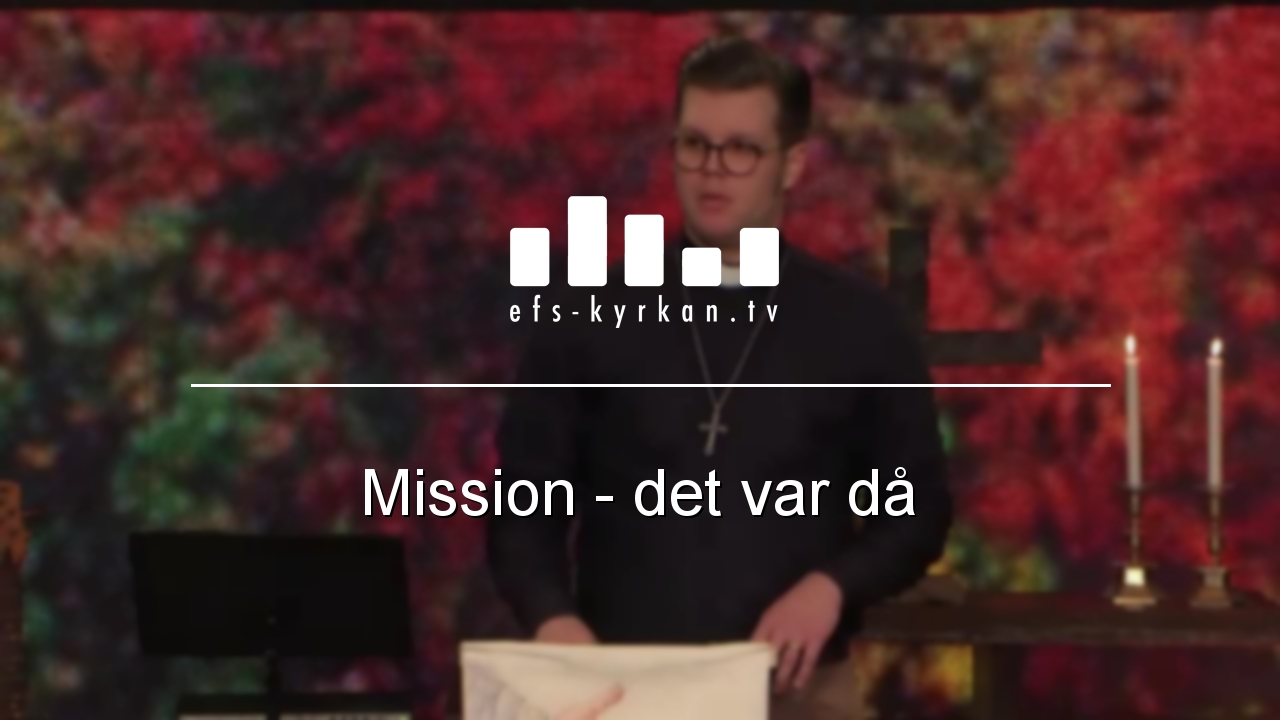 Mission - det var då episode artwork
