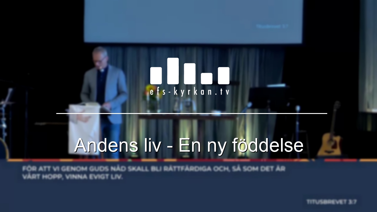 Andens liv – En ny födelse