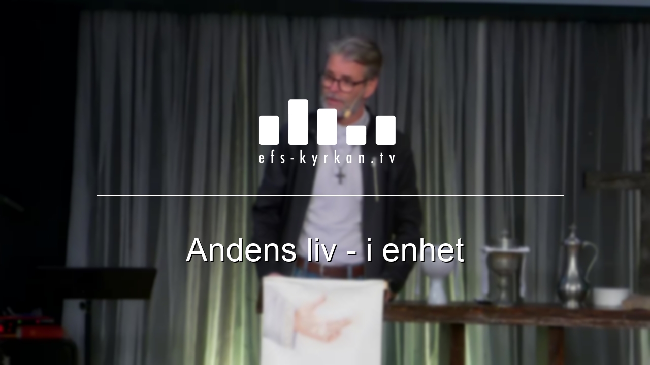 Andens liv – i enhet